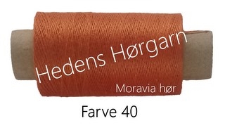 Moravia Hør 40/2 farve 40 Orange